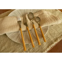 Outlet Menastyl Ménagère Colorama safran - 24 Pièces