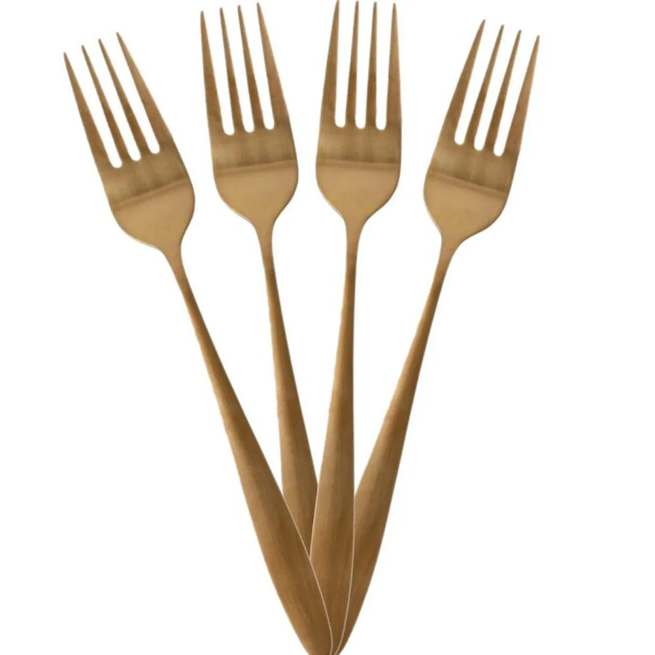 The Home Déco Factory Ménagère dorée - 16 pièces