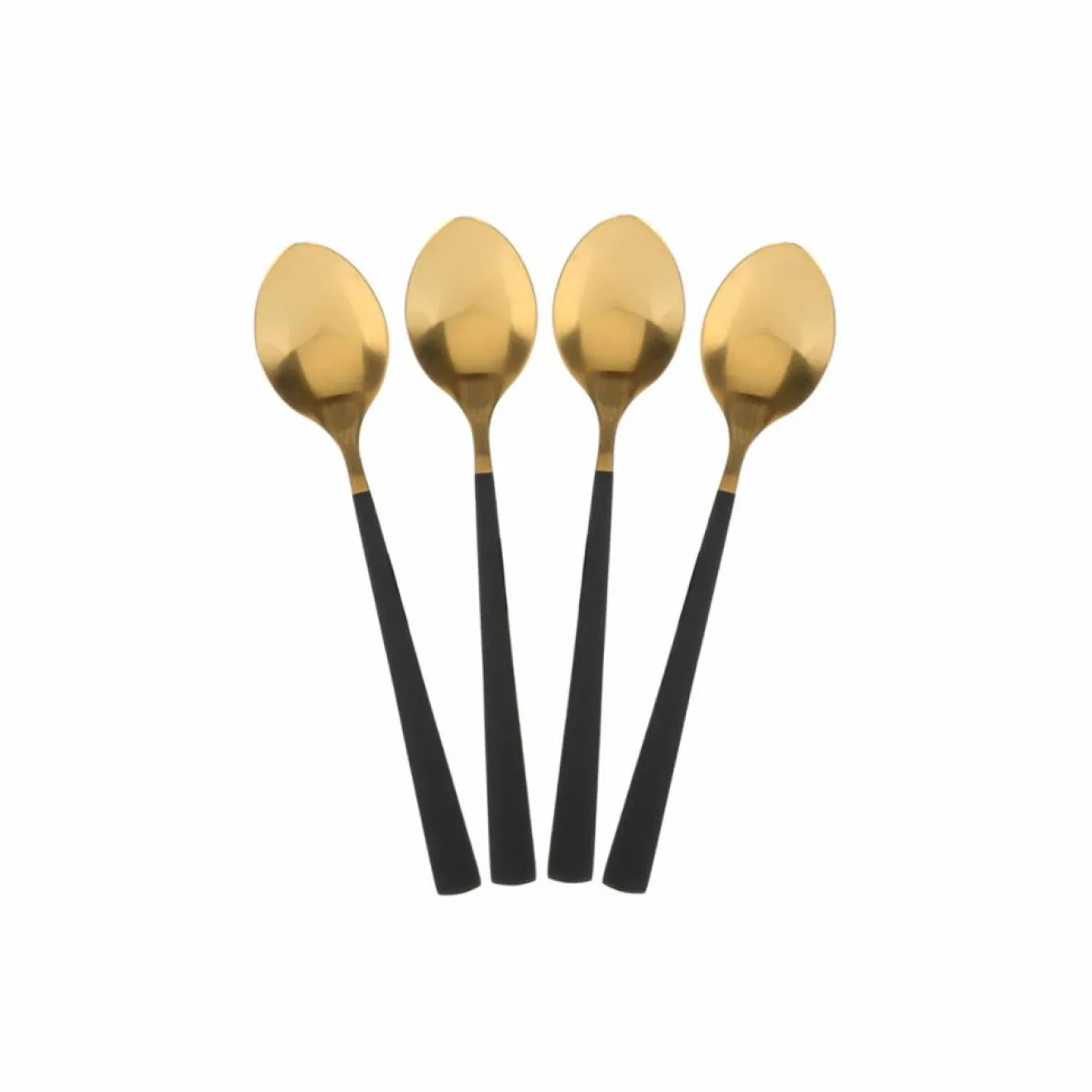 Clearance Home Deco Factory Ménagère noir/doré - 16 pièces