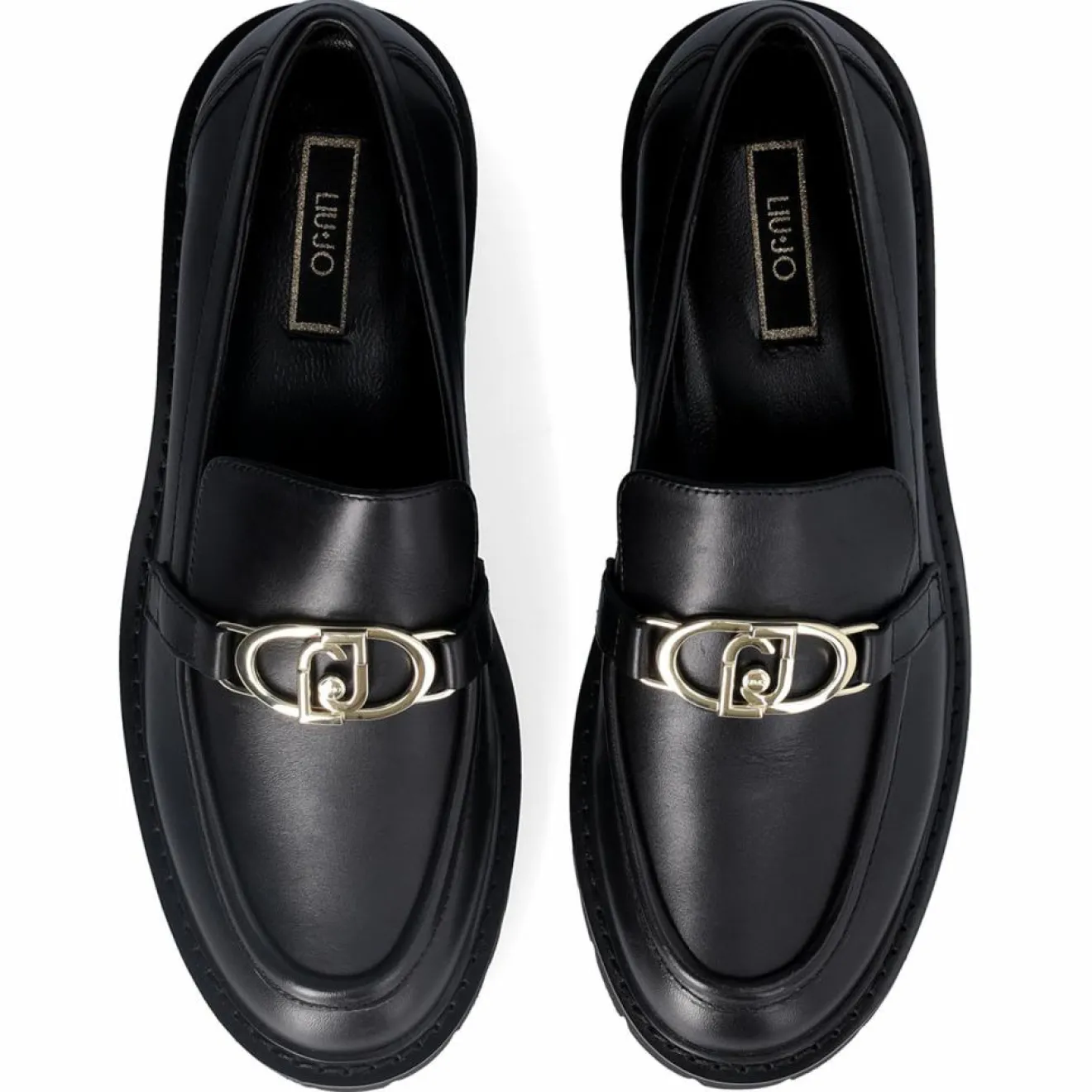 Outlet Liu-Jo Mocassins en Cuir Cora noirs