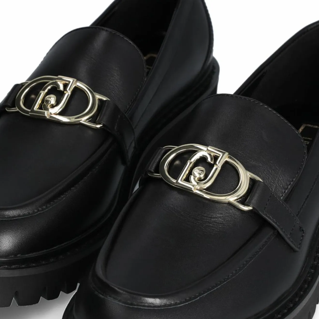 Outlet Liu-Jo Mocassins en Cuir Cora noirs
