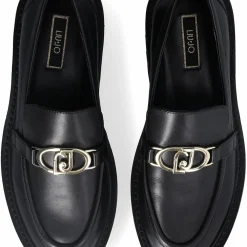 Outlet Liu-Jo Mocassins en Cuir Forty noires