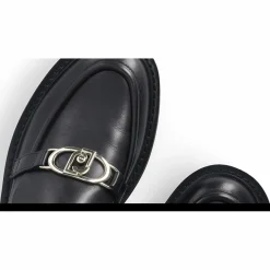 Outlet Liu-Jo Mocassins en Cuir Forty noires