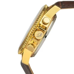 Homme Richtenburg Montre Automatique Homme en Cuir Threeway marron