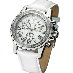 Femme Richtenburg Montre automatique Femme en Cuir Romantica blanche