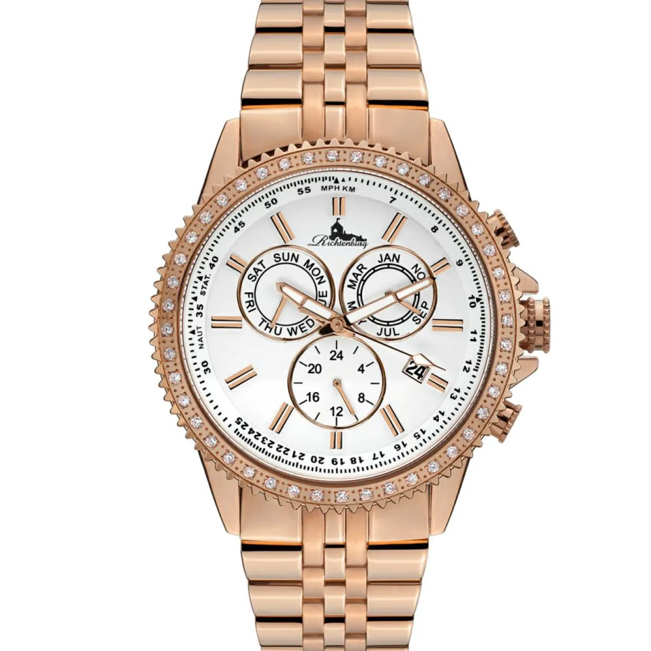 Outlet Richtenburg Montre Automatique Femme en Acier Cassiopeia dorée