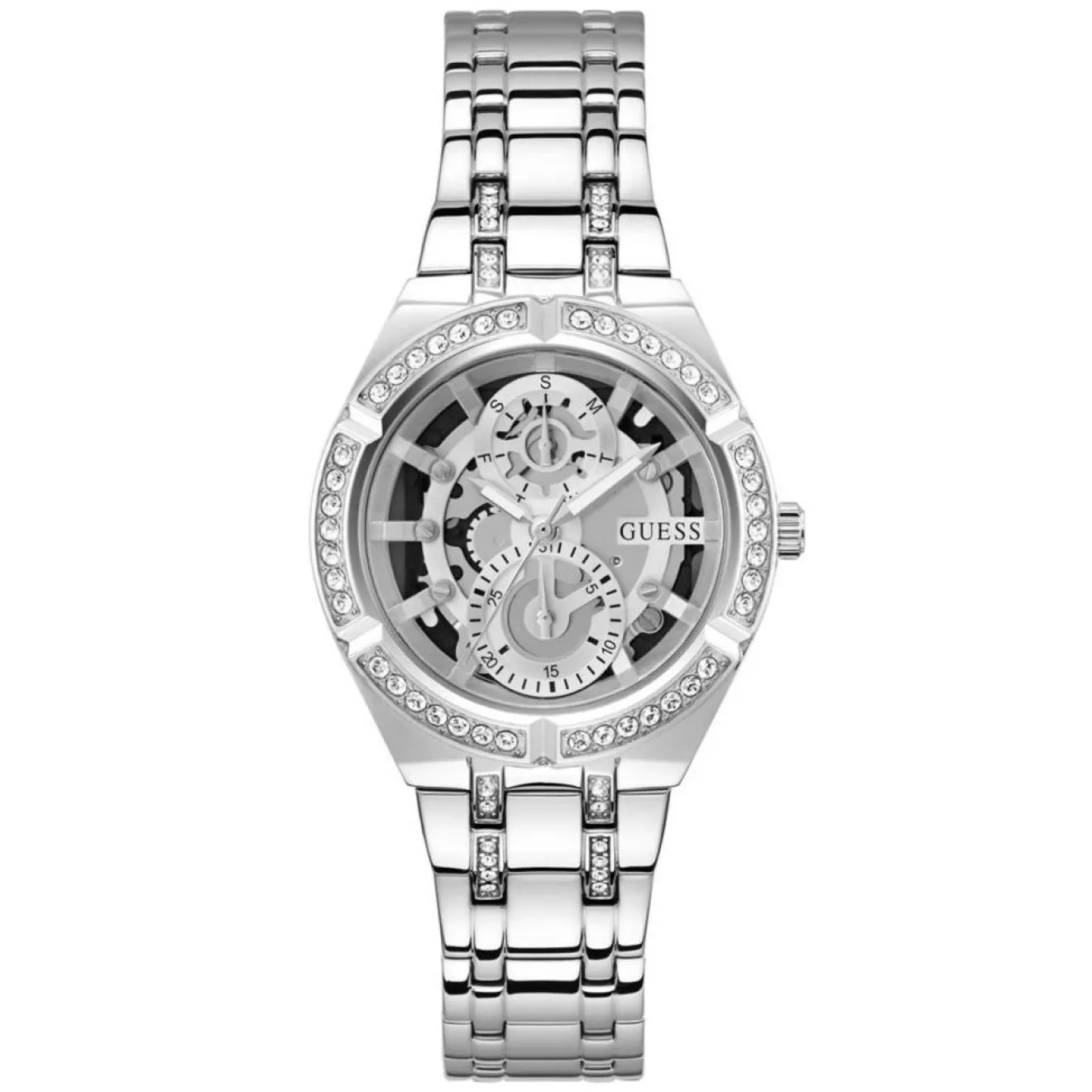 Outlet Guess Montre Femme Allara en Acier argentée