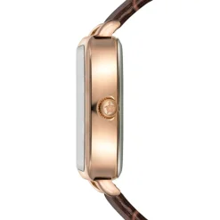 Femme Amelia Parker Montre Femme Bay en Cuir marron