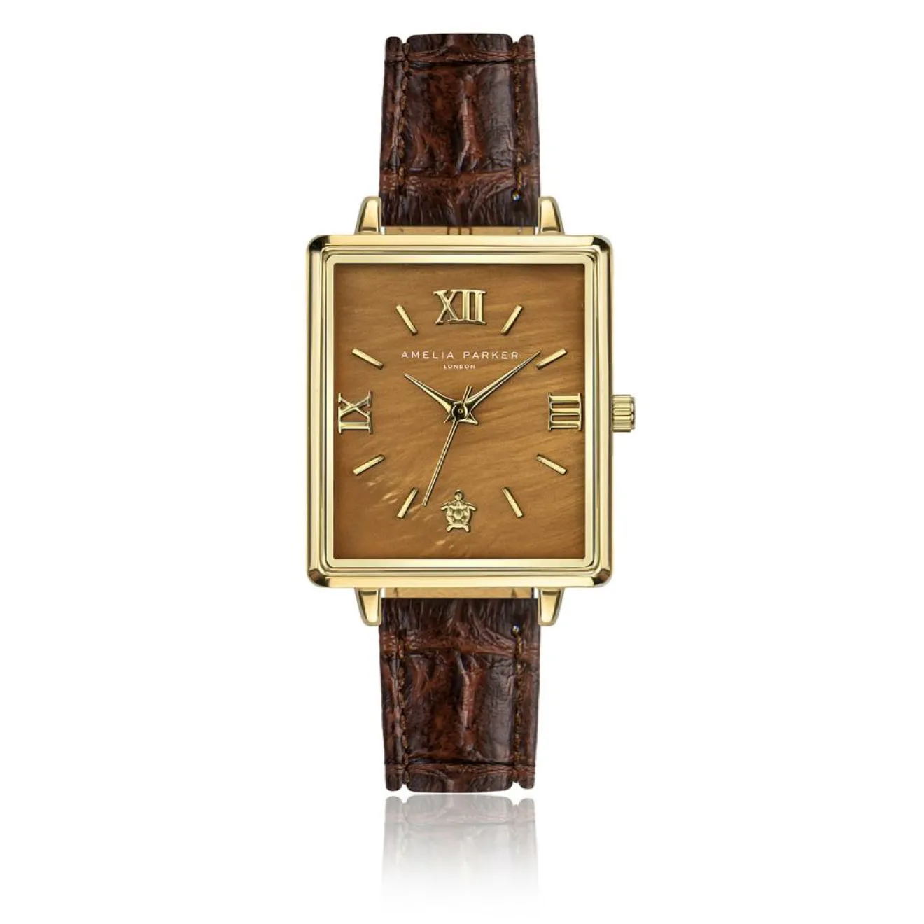Sale Amelia Parker Montre Femme Boracay en Cuir marron