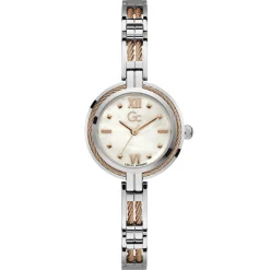 Discount Guess Collection Montre Femme Cable Bijou en Acier inoxydable rose doré/argenté