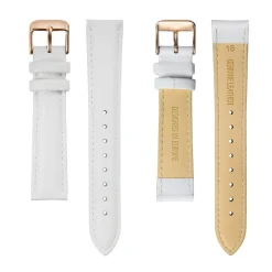 Femme Amelia Parker Montre Femme Classique en Cuir blanche