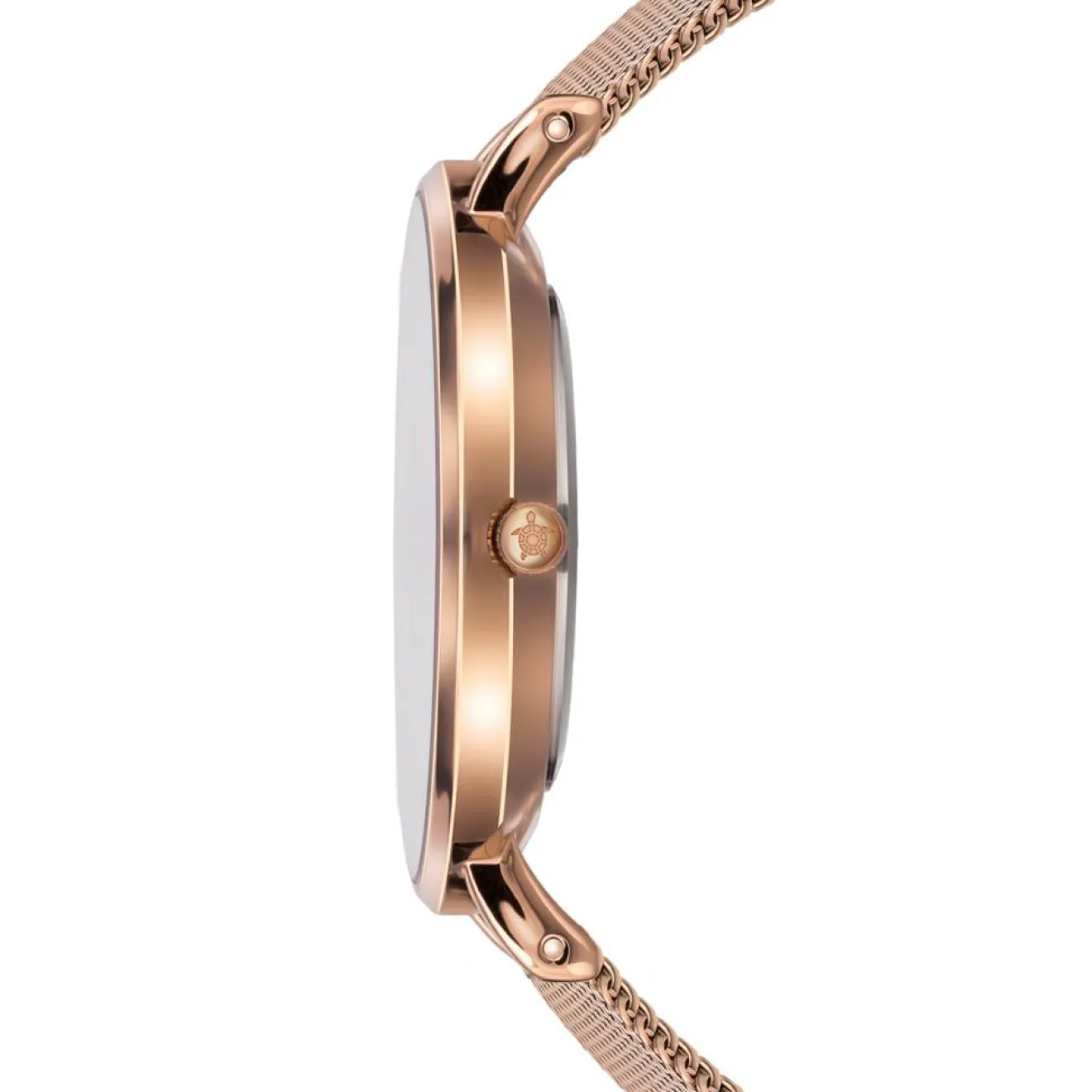 Femme Amelia Parker Montre Femme Coral en Acier rose doré