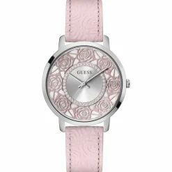 New Guess Montre Femme Dahlia en Cuir rose