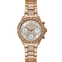 Online Guess Montre Femme en Acier & Cristaux Roxy rose doré