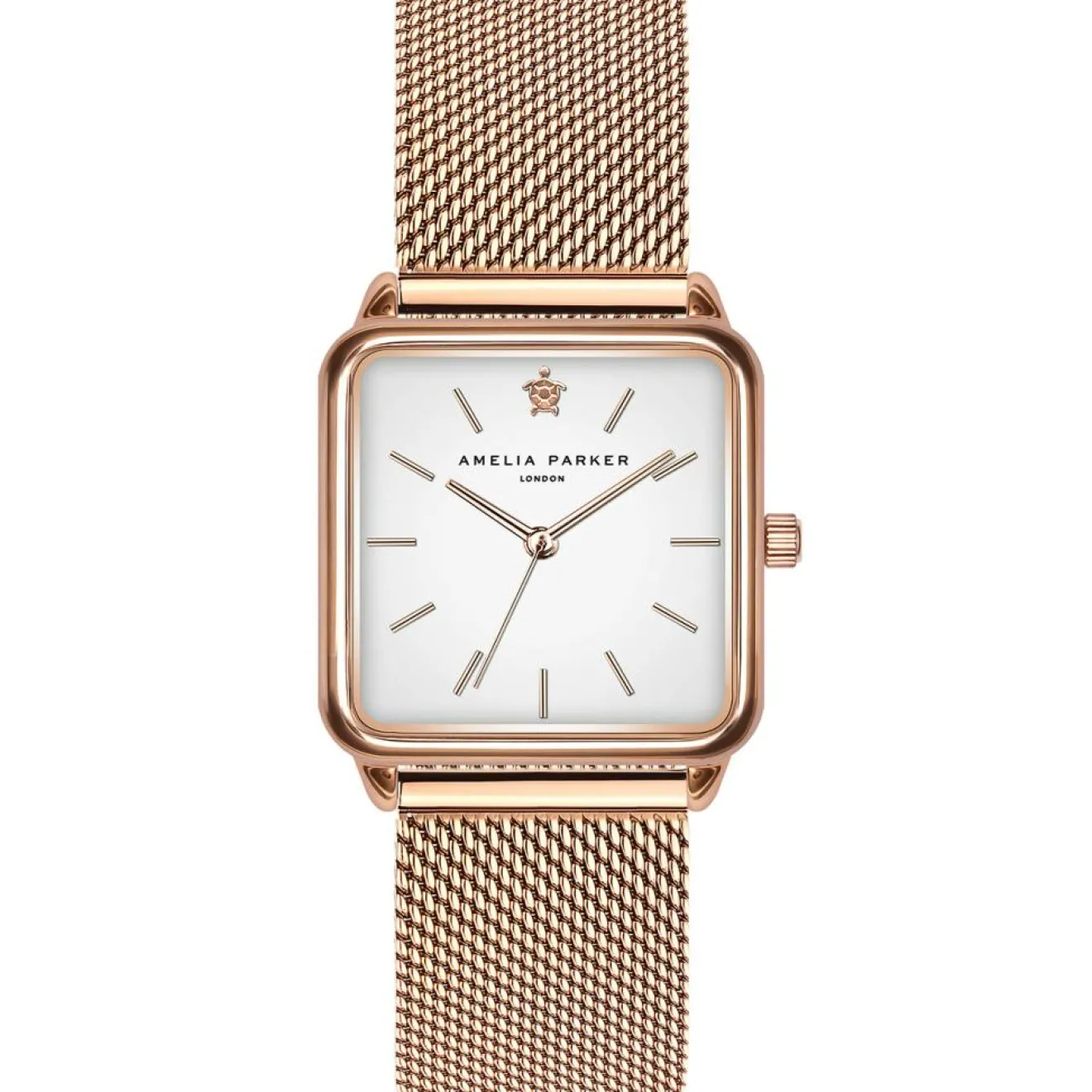 Best Amelia Parker Montre Femme en Acier Bay rose doré