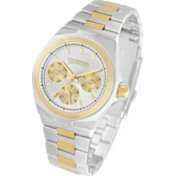 Outlet Vilebrequin Montre Femme en Acier Chronographe argenté/doré