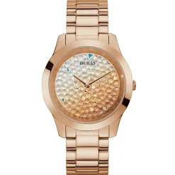 Femme Guess Montre Femme en Acier Crush rose doré