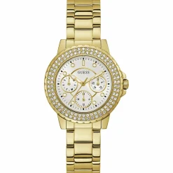 Clearance Guess Montre Femme en Acier dorée