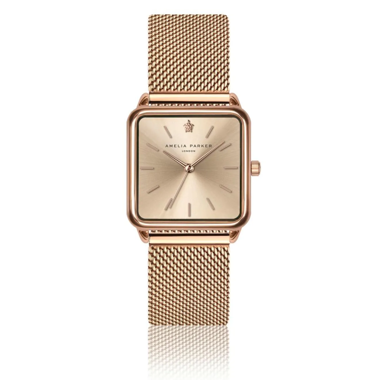 Best Amelia Parker Montre Femme en Acier Gold Plaza rose doré