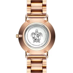 New Amelia Parker Montre Femme en Acier Grand rose doré