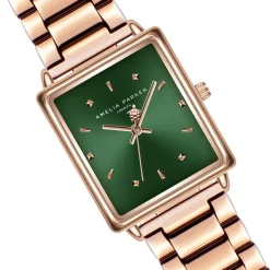 Outlet Amelia Parker Montre Femme en Acier Joyful Journey rose doré