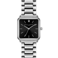 Clearance Amelia Parker Montre Femme en Acier Night Voyage argentée