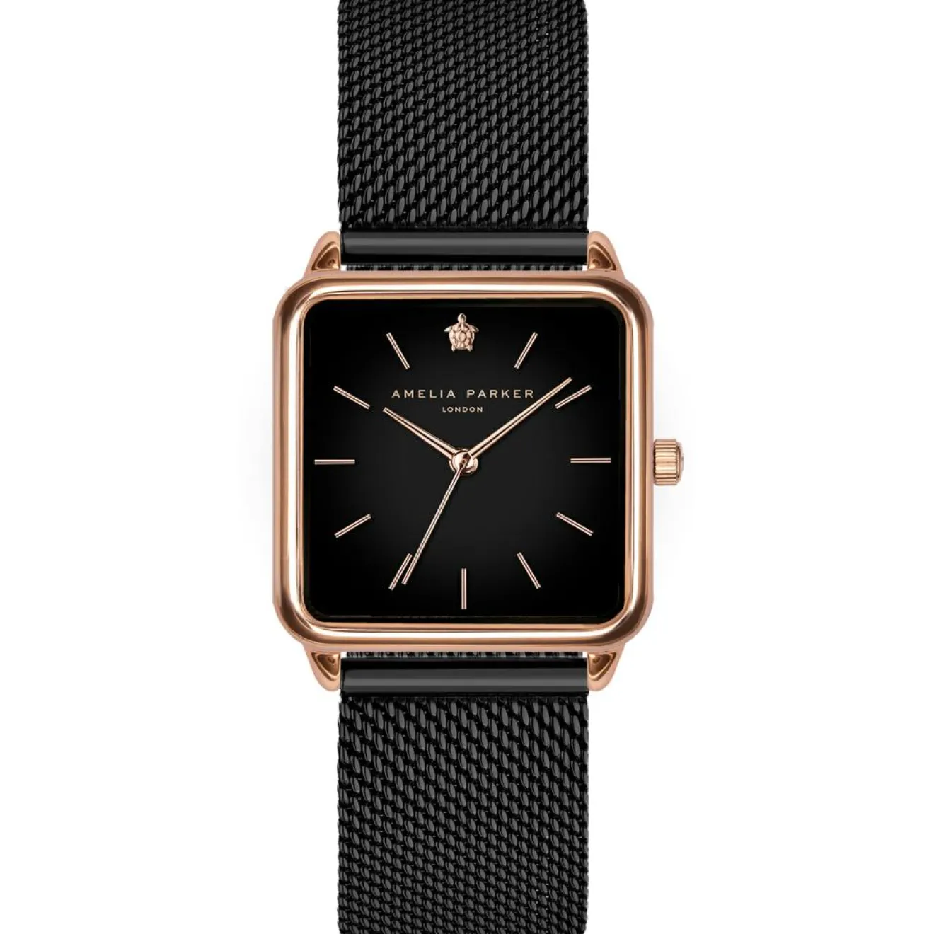 Amelia Parker Montre Femme en Acier Night Plaza noire