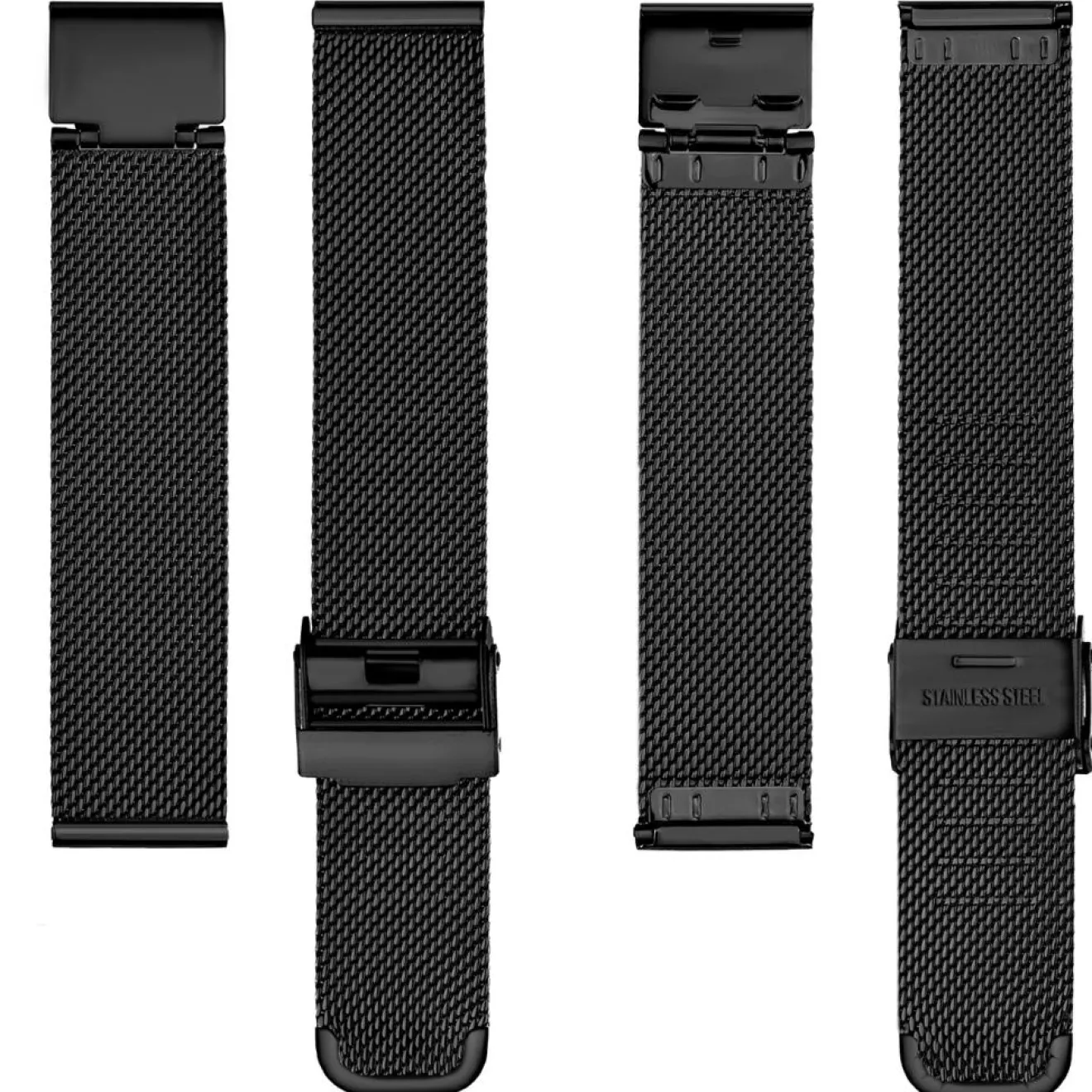 Amelia Parker Montre Femme en Acier Night Plaza noire