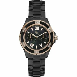 Femme Guess Collection Montre Femme en Céramique noire