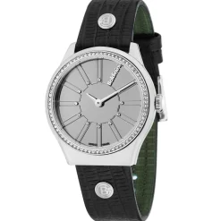 Sale Baldinini Montre Femme en Cuir & cristaux Swarovski Adria noire