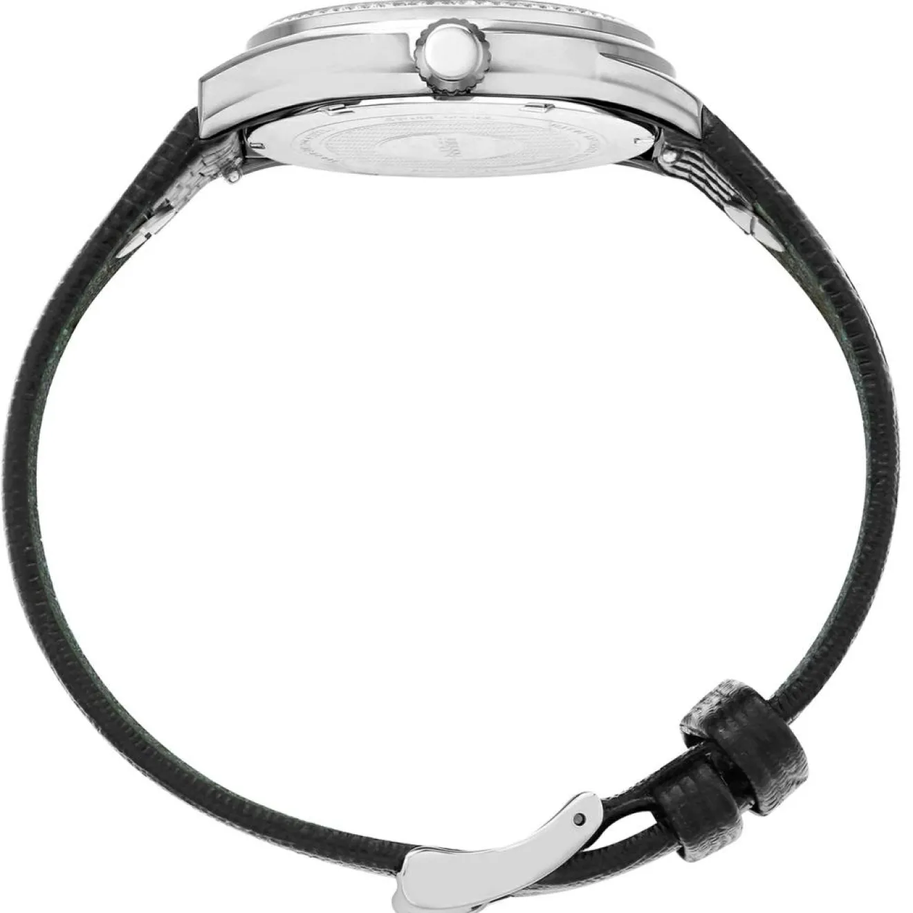 Sale Baldinini Montre Femme en Cuir & cristaux Swarovski Adria noire