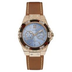 Femme Guess Montre Femme en Cuir & Polyuréthane marron