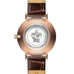 Femme Amelia Parker Montre Femme en Cuir Petite Classique marron