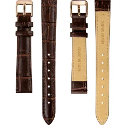 Femme Amelia Parker Montre Femme en Cuir Petite Classique marron