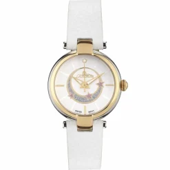 Discount Richtenburg Montre Femme en Cuir Vivana blanc/argenté