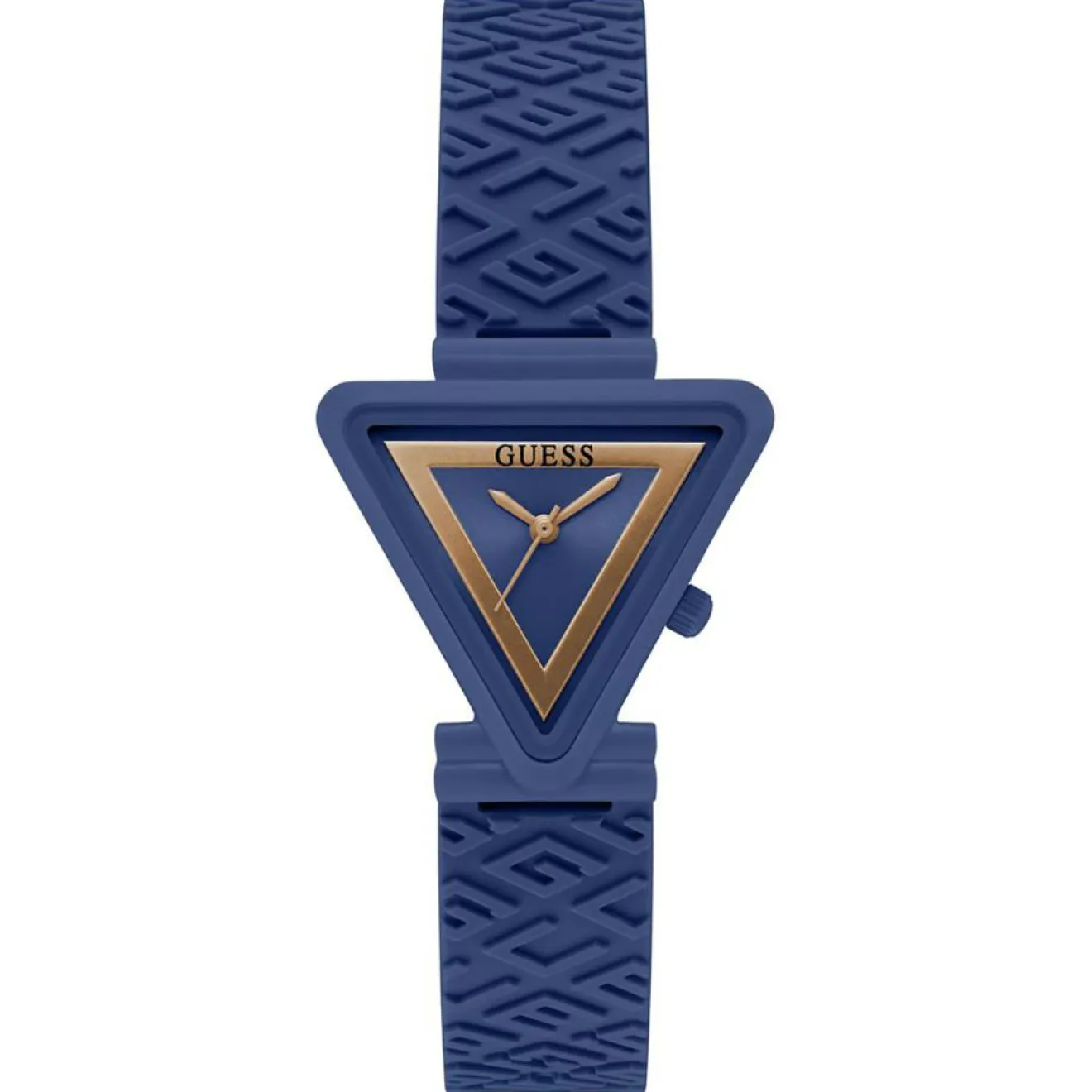 Femme Guess Montre Femme Fame en Silicone bleue
