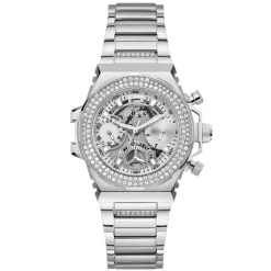 Discount Guess Montre Femme Fusion en Acier argentée