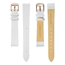 Femme Amelia Parker Montre Femme Gold Shore en Cuir blanche