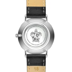 Sale Amelia Parker Montre Femme Grand Blanc en Cuir noire