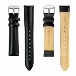 Sale Amelia Parker Montre Femme Grand Blanc en Cuir noire