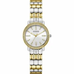New Guess Montre Femme Hayley en Acier argenté/doré