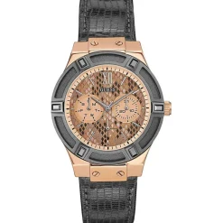 Femme Guess Montre Femme Jet Setter en Cuir grise