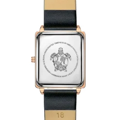 Online Amelia Parker Montre Femme Joyful Journey en Cuir noire