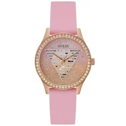 Femme Guess Montre Femme Lady Idol en Silicone rose