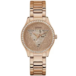 Femme Guess Montre Femme Lady Idol en Acier rose doré