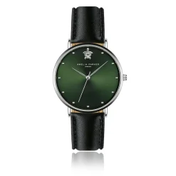 Femme Amelia Parker Montre Femme Maya Bay en Cuir noire