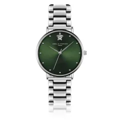 Femme Amelia Parker Montre Femme Maya Bay en Acier argentée