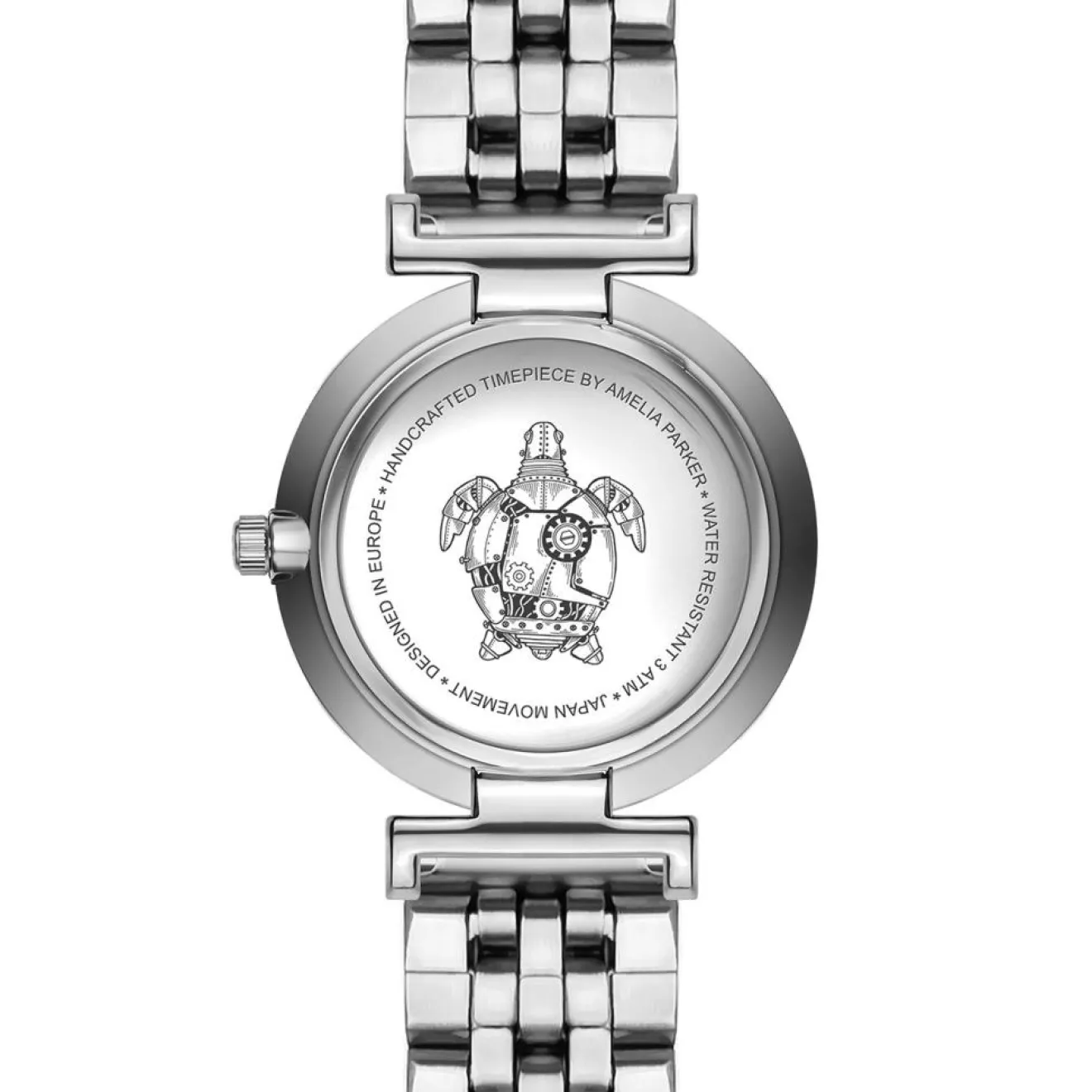 Femme Amelia Parker Montre Femme Night Shore en Acier argentée