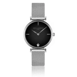 Femme Amelia Parker Montre Femme Night Shore en Acier argentée