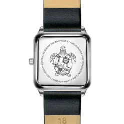 Femme Amelia Parker Montre Femme Night Voyage en Cuir noire